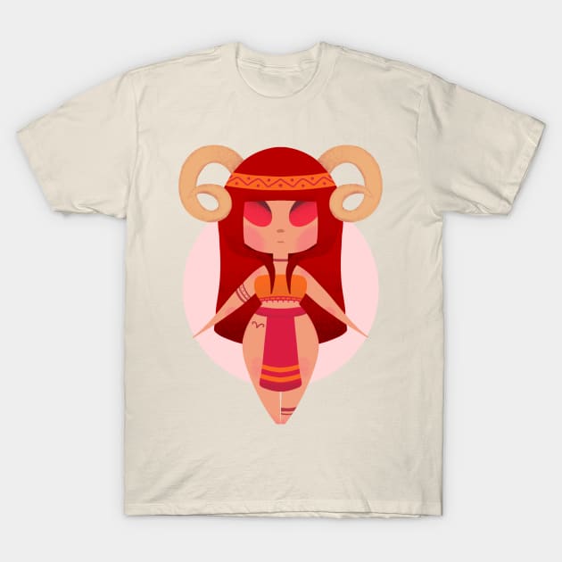 Aries Horoscope T-Shirt by Ohhaphrodite